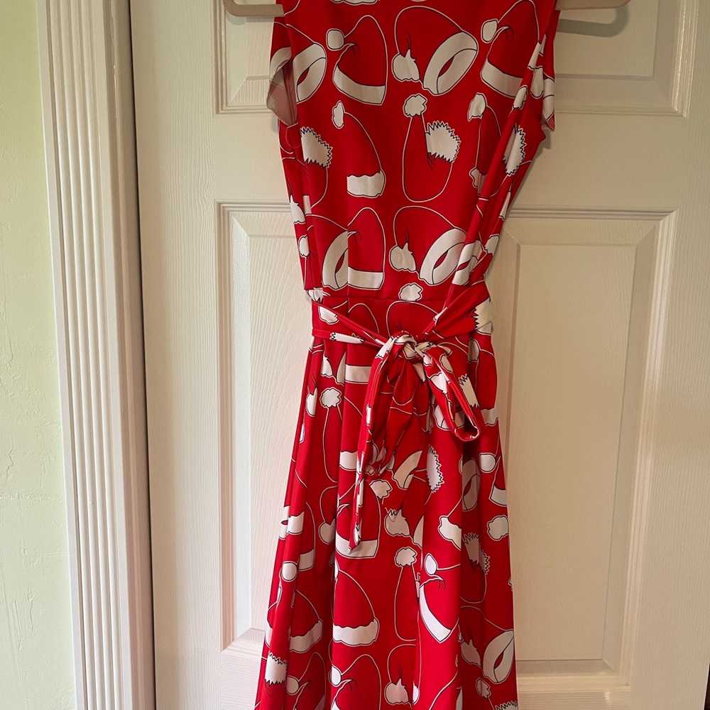 Red Santa Hat Dress small